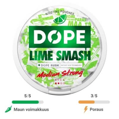 Dope Lime smash nikotiinipussit