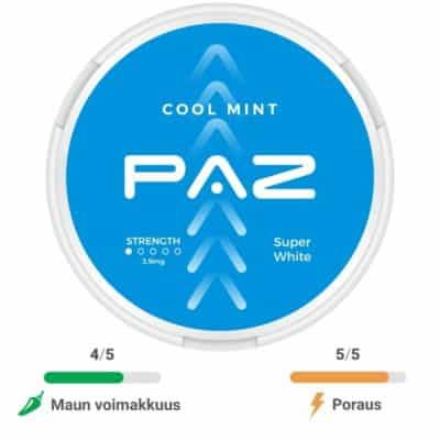 PAZ nikotiinipussi – Cool mint 4mg