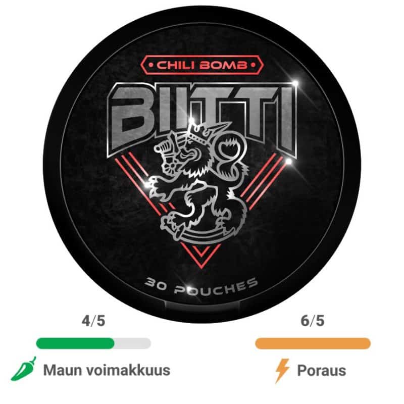 Nikotiinipussi Biitti Chili bomb