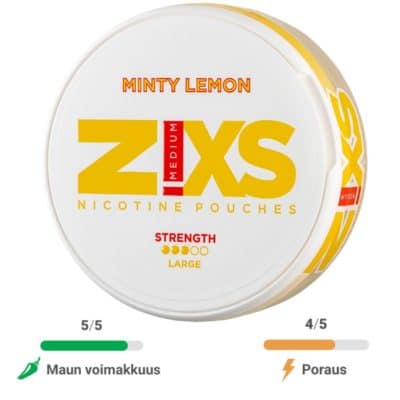 Zixs - Minty Lemon nikotiinipussit