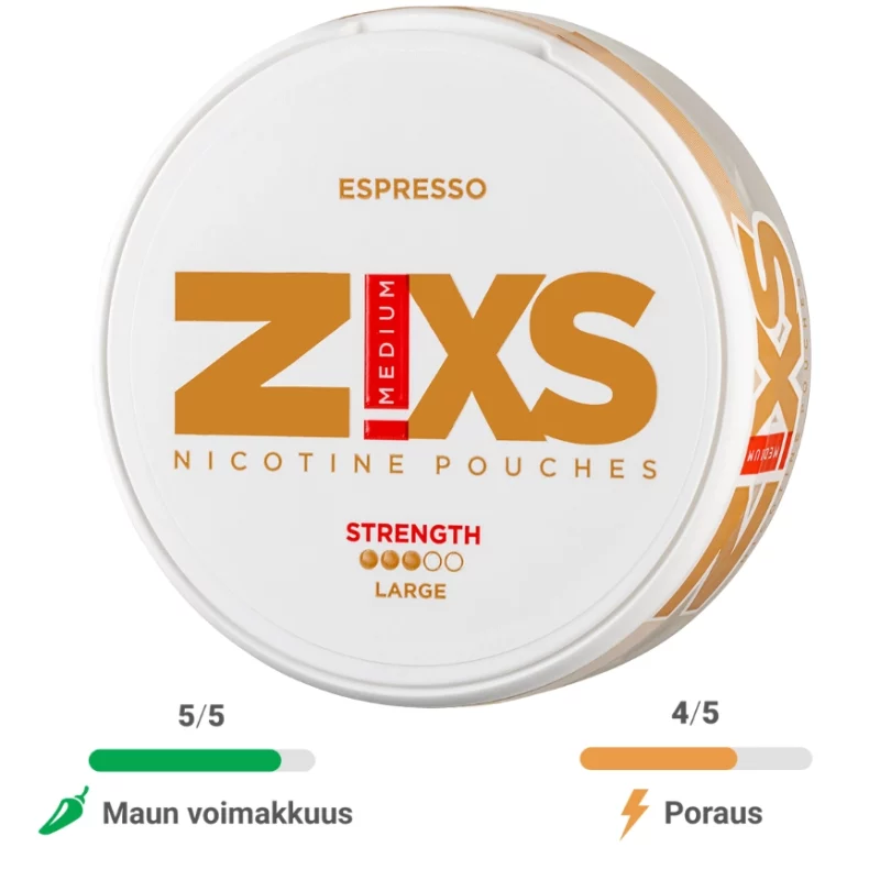 Zixs espresso nikotiinipussi