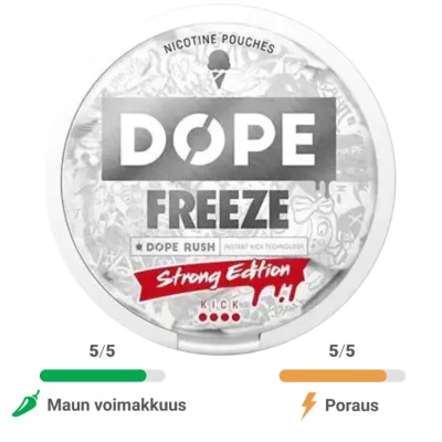 Dope Freeze Strong 16mg nikotiinipussi