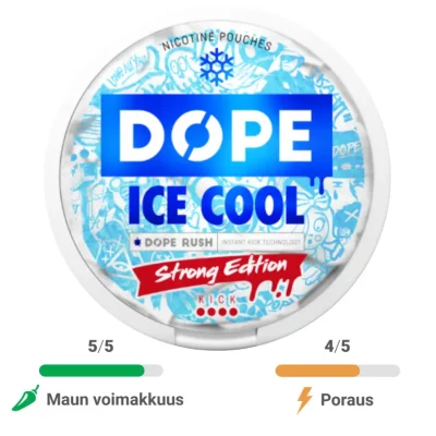 Dope Ice Cool Strong 16mg nikotiinipussit