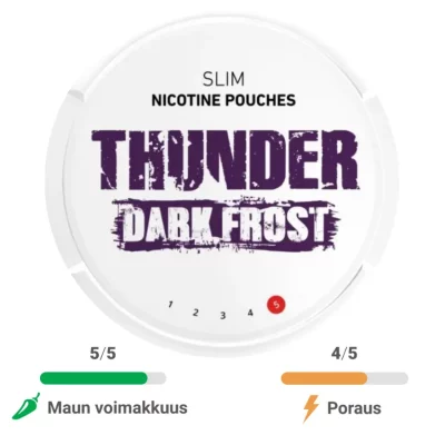 Thunder Dark Frost 16mg nikotiinipussit