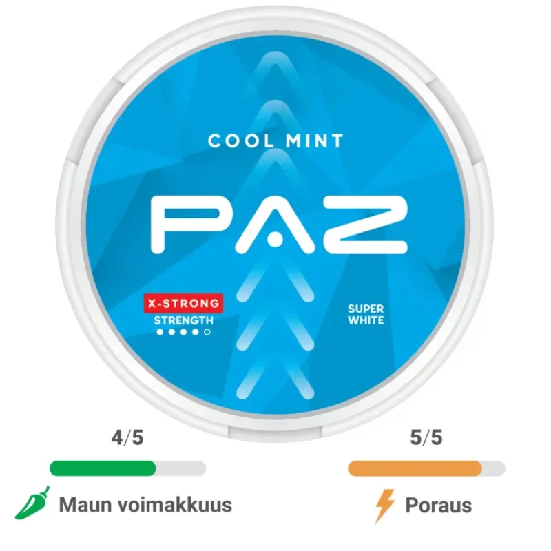 Paz Cool Mint XStrong nikotiinipussit