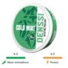 Denssi Cold Mint on viileän mintun makuinen.
